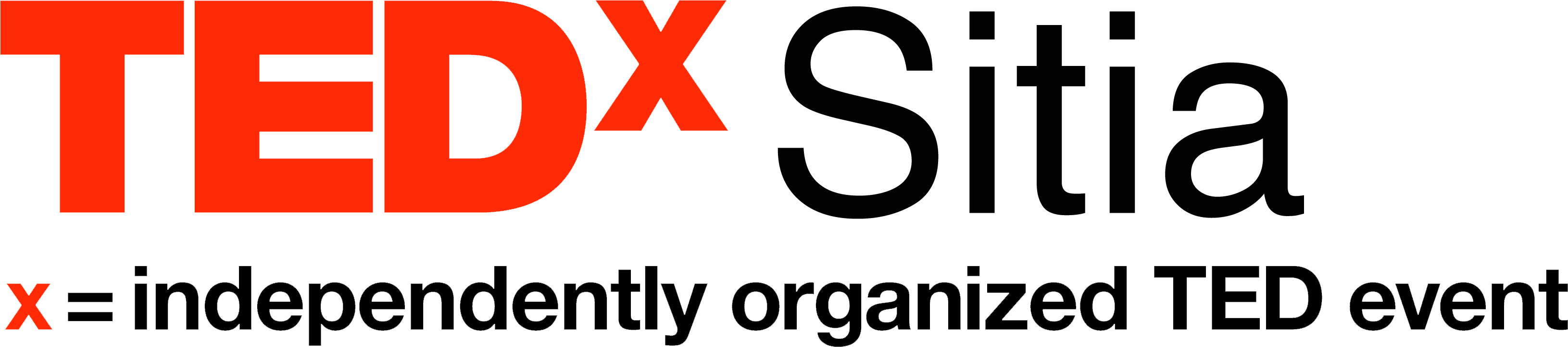 The official TEDxSitia logo.